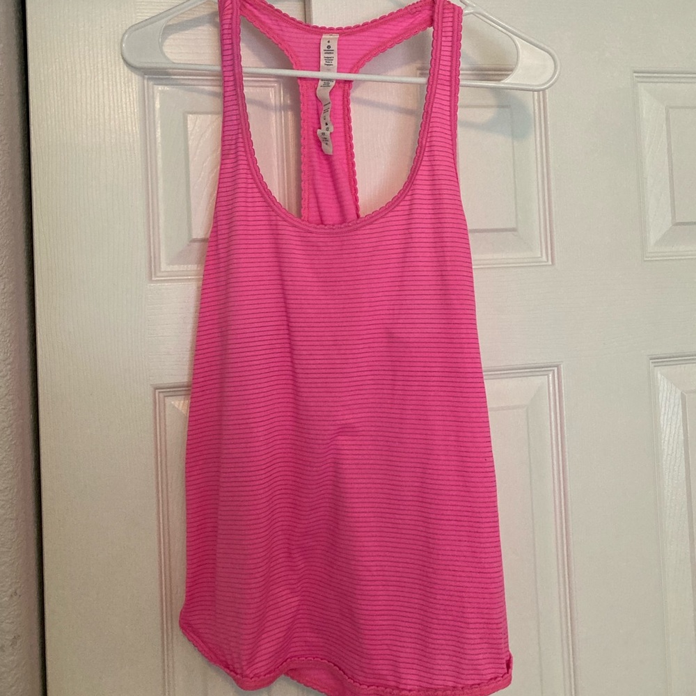 Lululemon U5 Bright Pink Tank Top